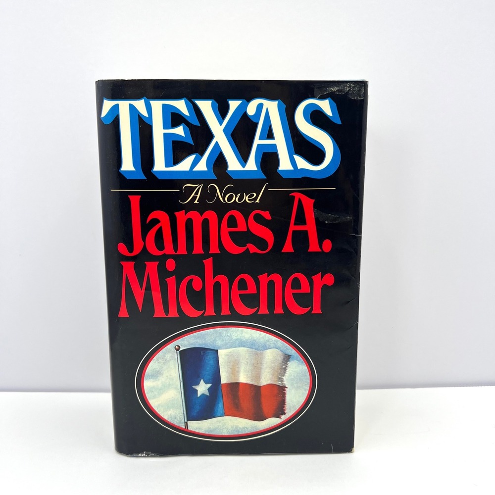 James A. Michener Texas Hardcover 1985 Book First Edition Historical Fiction